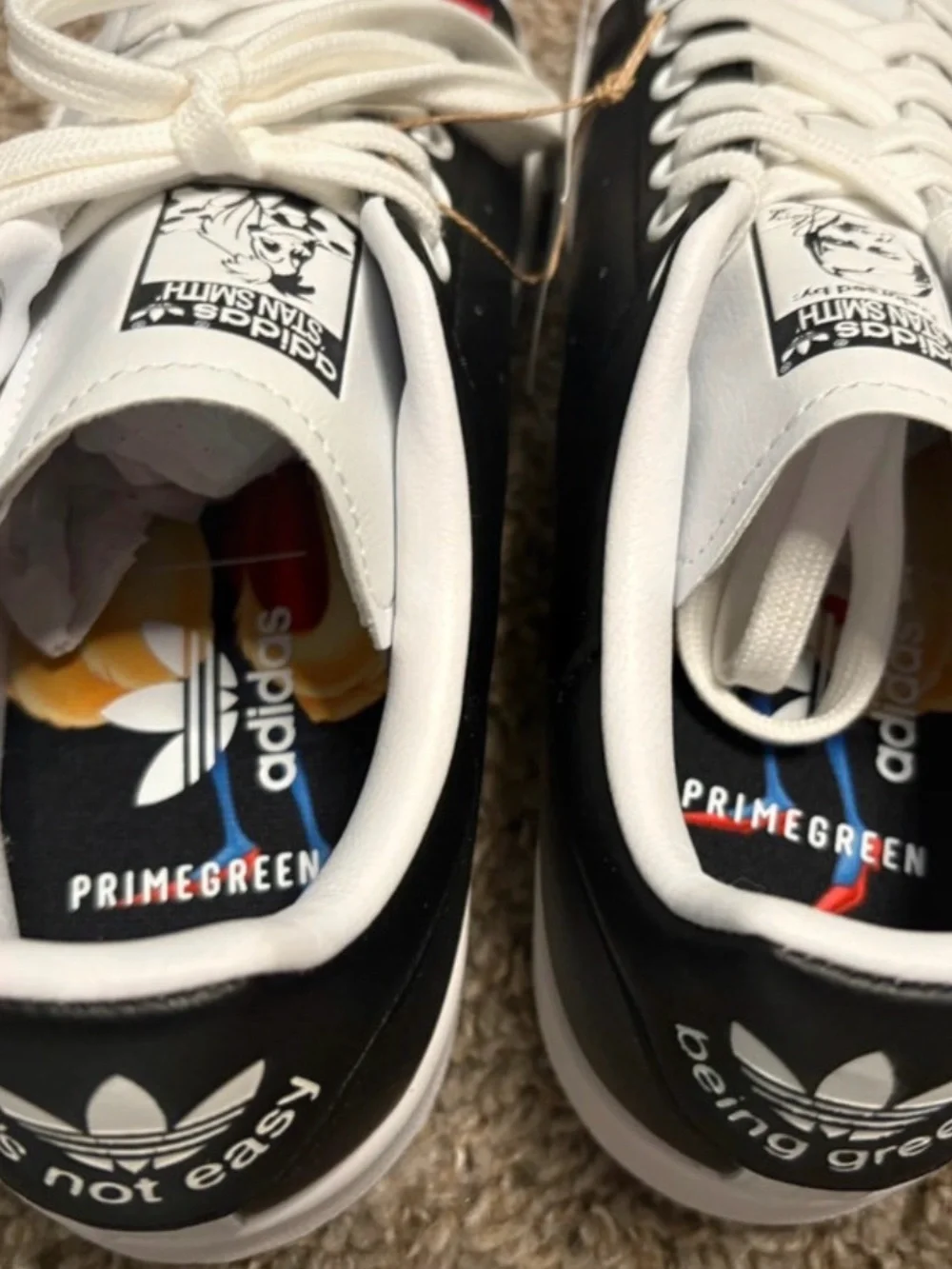 Limited edition adidas Stan Smith Disney White Sneakers 101 Dalmatians Women’s 8